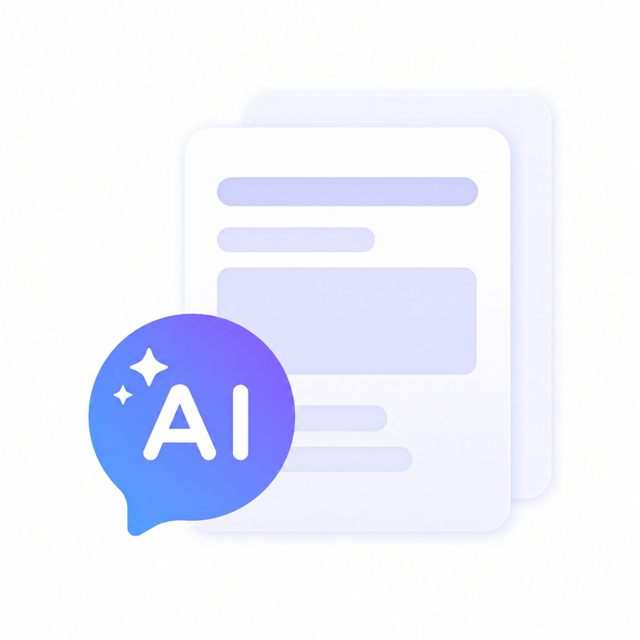 AI 生成备考方案图标